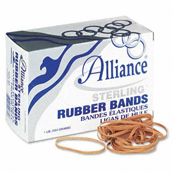 Alliance Sterling Ergonomically Correct Rubber Bands  #33  1/8 x 3-1/2  850 per 1lb Box AL32001